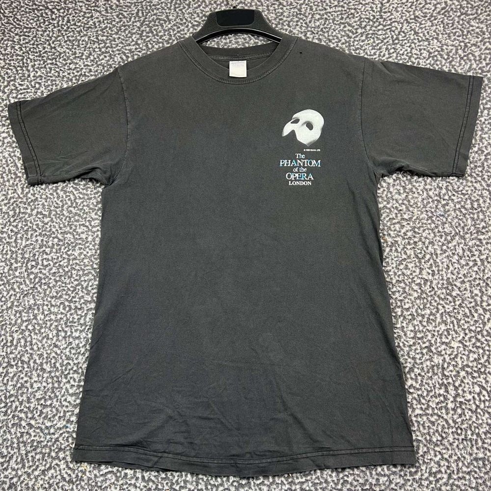 Vintage Phantom of the Opera London Shirt Men Medium Dewynters Short Sleeve M